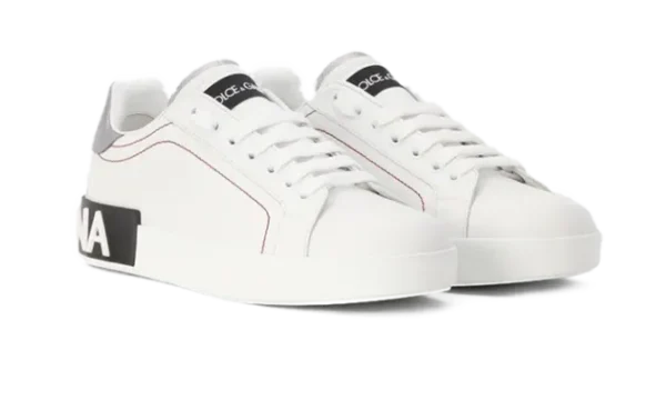 Calfskin nappa Portofino sneakers White