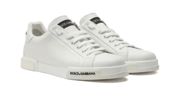 Calfskin nappa Portofino sneakers White