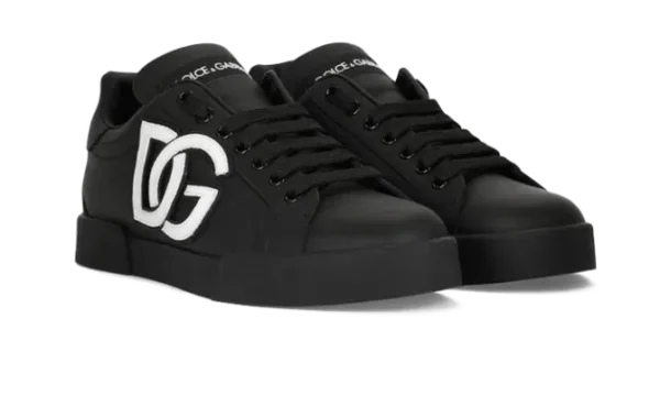 calfskin-portofino-sneakers-with-dg-logo-black-3.webp Calfskin Portofino sneakers with DG logo Black