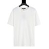 LV T-shirt White Embroidered Logo