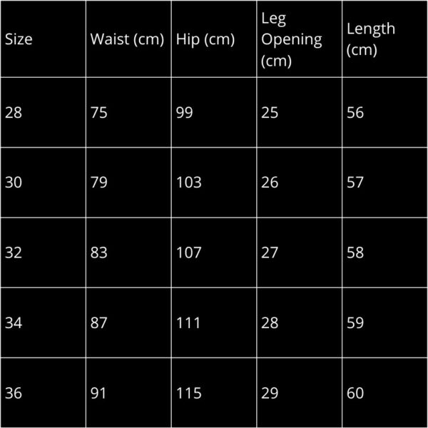 CHRM HRTS Shorts Black Cross Denim