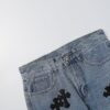 CHRM HRTS Shorts Black Cross Denim