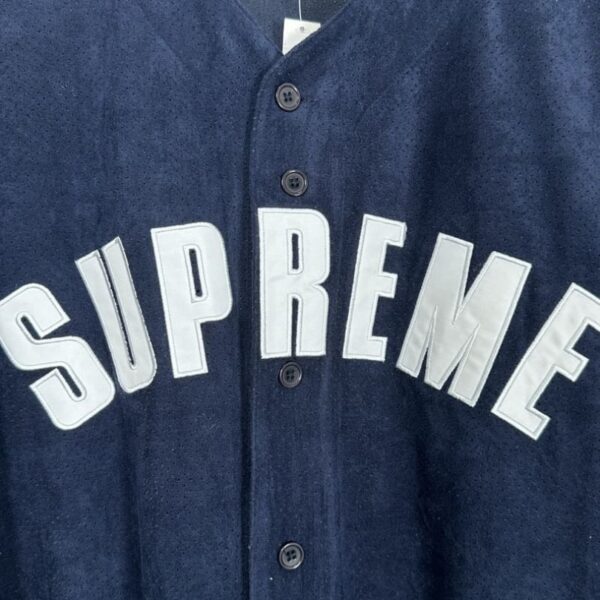 SPRM Jersey Button-Up Velour Logo Navy