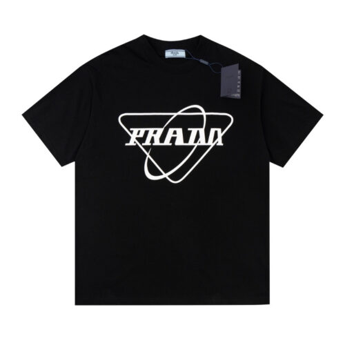 PRD T-shirt Black Triangle Graphic Logo