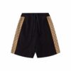 GG Shorts Monogram Stripe Black