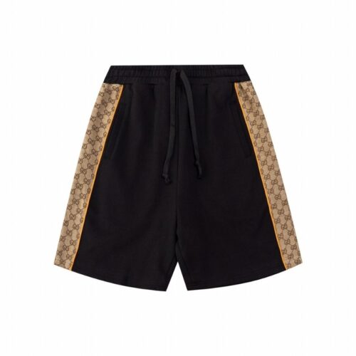 GG Shorts Monogram Stripe Black