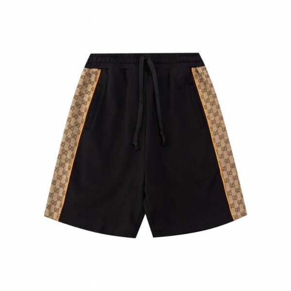 GG Shorts Monogram Stripe Black