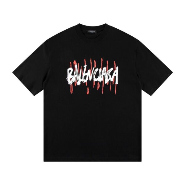 BLNCG T-shirt Graffiti Print Black
