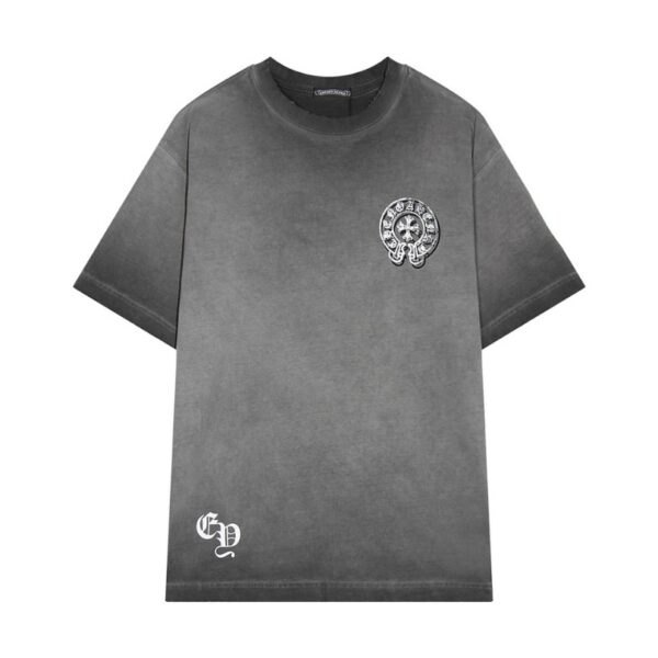 CHRM HRTS T-shirt Distressed Horseshoe Grey Logo