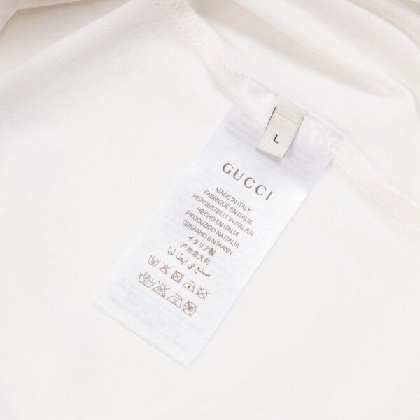 GG T-shirt Neon Logo White