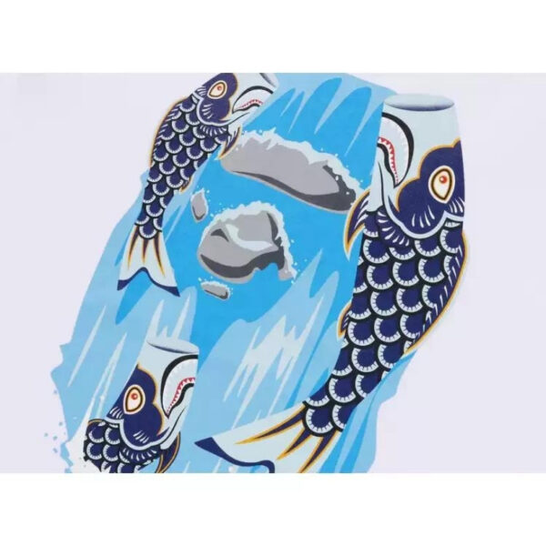 BP T-shirt Koi Fish White Graphic