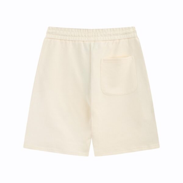 GG Shorts Beige Monogram Trim