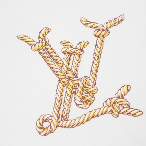 LV T-shirt Rope Logo White