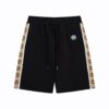 GG Shorts Monogram Trim Black