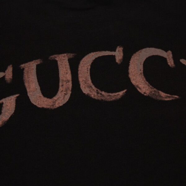 GG T-shirt Distressed Logo Black