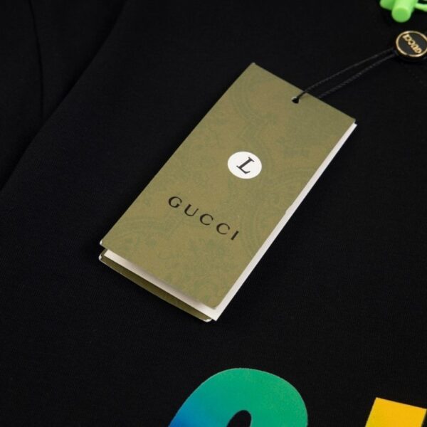 GG T-shirt Rainbow Logo Black