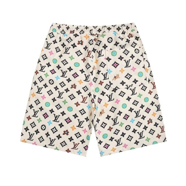 LV Shorts  Multicolor Monogram Print