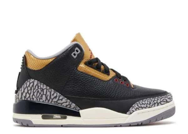 JORDAN RETRO 3 ‘BLACK GOLD’
