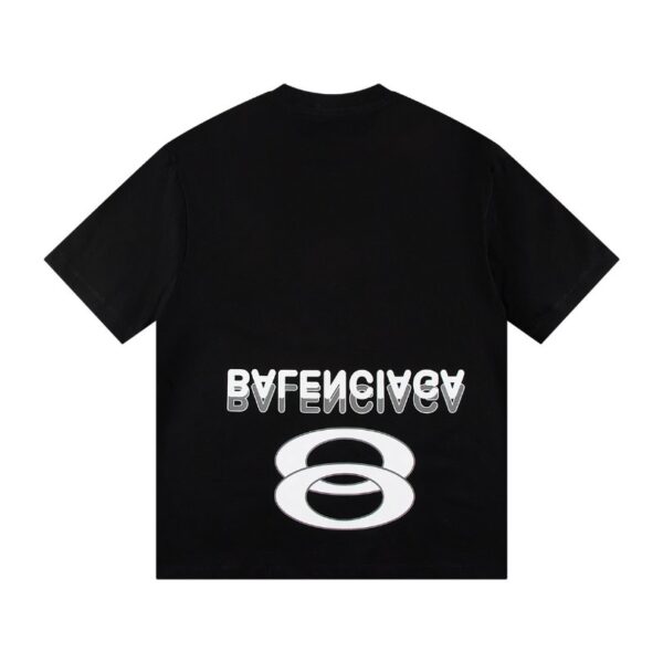 BLNCG T-shirt Paris Double Rings Logo Black