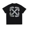 OFF-WHT T-shirt Arrows Logo Black White