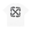OFF-WHT T-shirt Arrows Logo Black White