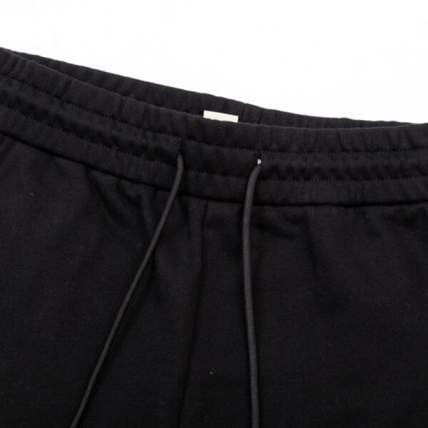 GG Shorts Black Monogram Side-Pocket