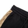 GG Shorts Black Monogram Side-Pocket