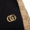 GG Shorts Black Monogram Side-Pocket