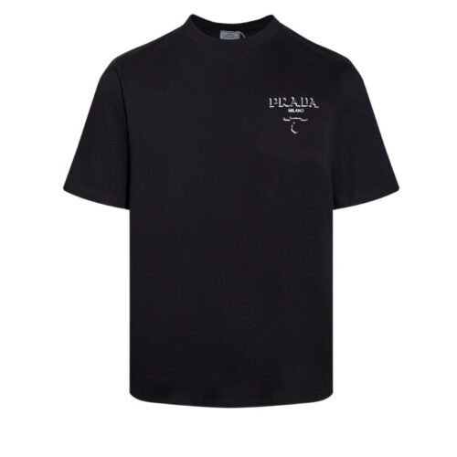 PRD T-shirt Milano Crest Logo Black