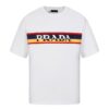 PRD T-shirt Stripe Logo White