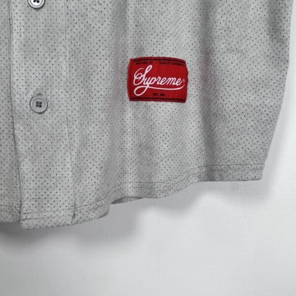 SPRM Jersey Button-Up Mesh Logo Embroidery