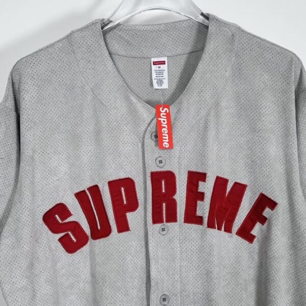SPRM Jersey Button-Up Mesh Logo Embroidery