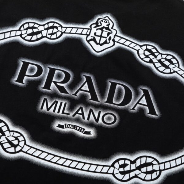 PRD T-shirt Milano Rope Logo Black