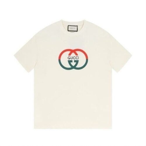 GG T-shirt Double G Logo White