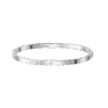 THIN LOVE BRACELET WHITE GOLD