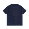 CD T-shirt Embossed Monogram Navy