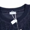 CD T-shirt Embossed Monogram Navy