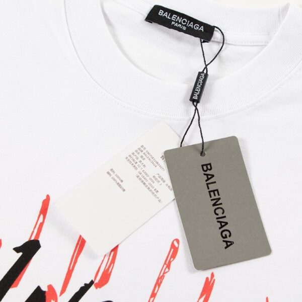 BLNCG T-shirt Graffiti Print White